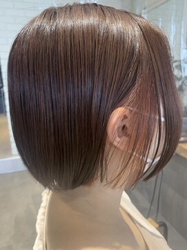 ルコル(RuCOR.) 切りっぱボブ×イヤリングカラー【向ヶ丘遊園】