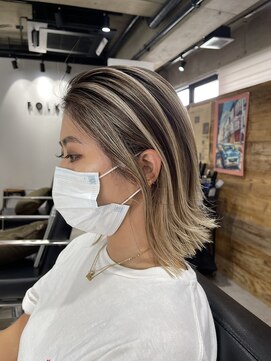 フォーク(FOLK) YAMATO バレイヤージュハイライト　白髪ぼかし対応