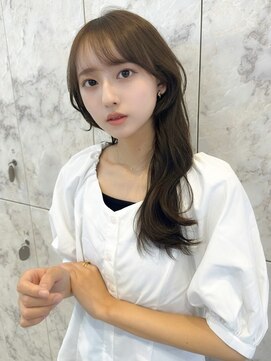 シーシンジュク 新宿南口(Sea shinjuku) 韓国風前髪×シルキーベージュ【髪質改善/新宿/マッシュパーマ】