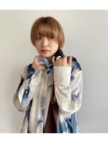 ビジョンアオヤマ (VISION aoyama) milktea beige/mash short