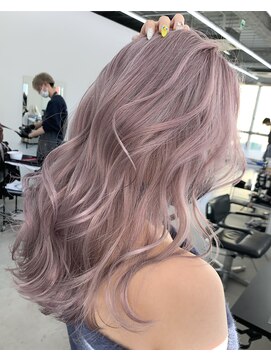 リノート バイ エゴル 名古屋(LINOET by ENGOL) 保存必須【ウェーブスタイル】大人気ピンクラベンダー