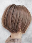 パールベージュショート