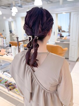 オブジェ シエル(obje't ciel) 【obje’t ciel】ヘアセット×girly style【暮石　唯】