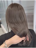 <オバマ>ブリーチなしダブルカラー色落ちも綺麗なオリーブカラー