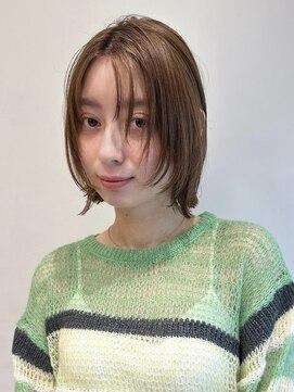 ローネス(LONESS) ぷつっとボブ　切りっぱなしボブ　レイヤーボブ　外ハネボブ