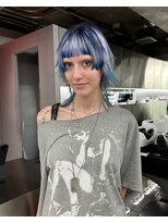 レコ 渋谷(LECO) プチ姫カットブルーウルフ