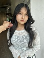 リム(LIM)&nbsp;シースルーバングにアッシュグレージュ