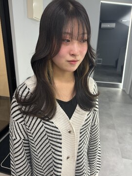 ナンバー 竪町(number+) 【艶感★オルチャンヘア】韓国風 巻き髪大人可愛い小顔