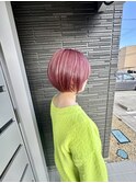 マッシュショート×ピンク【twenty】