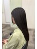【平日期間限定クーポン】髪質改善矯正カット＋頭皮改善炭酸スパ