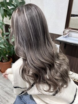 ベルヘアーデザイン 堺東(Belle hair Design) コントラストハイライト/外国人風/レイヤーカット/堺東