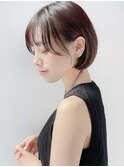 チェリーブラウン/ミニウルフ/デジタルパーマ[川崎]