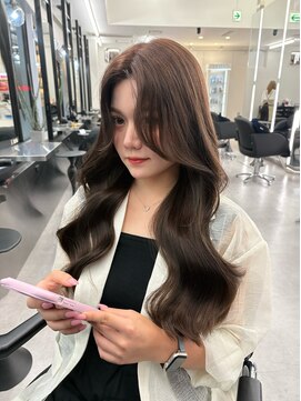 アルドーレフィエロ シンサイバシ(Ardore fiero shinsaibashi) ブリーチなしダブルカラーで作るマロンベージュ♪