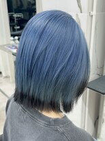 エトワール(ETOILE)&nbsp;ネイビーブルー/デザインカラー/エンドカラー/ブリーチ