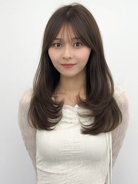 アマトウキョウスマートサロン(AMA TOKYO×Smart Salon) くびれレイヤー/顔まわりカット/レイヤーカット/小顔ヘア