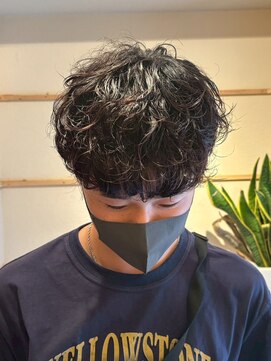 ブラン 池袋(BLANC) シャドウパーマ/フェザーパーマメンズパーマ/ツイストスパイラル