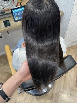 ループウエスト(LOOP WEST) ブルーブラック★髪質改善0225