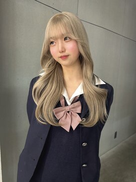 ジェム(GEM) 《YURI》ミルクティーグレージュ/ホワイトミルクティー