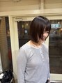 レミー(Remii)&nbsp;酸性ストレート×透明感カラーやわらかくまとまるボブ！