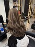 カラー+枝毛カット+シールハイライト20本+トリートメント<エクステデザイン>