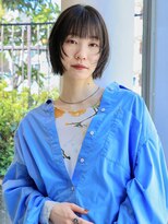 エムスラッシュ 新百合ヶ丘(M.SLASH)&nbsp;切りっぱなし/ハッシュカット/オリーブグレージュ/新百合ヶ丘