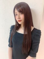 シエ バイ ケンジ 湘南台(sie by KENJE)&nbsp;ダークパープル/ナチュラルショート/夏のヘアアレンジ/湘南台