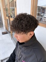 メンズクル(men's quru.)&nbsp;シャドウパーマ波巻きシャドウメンズパーマメンズカット春日井駅