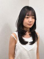 エン(en.)&nbsp;小顔レイヤーカット×艶ミディアムレイヤー