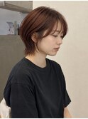 大人ボブ/ダークグレー/髪質改善/白髪ぼかし/ショートカット登戸