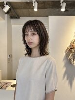 コクウ(cocu)&nbsp;外ハネ+マッシュウルフ+ミディアムレイヤー+ボブ