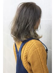 【CINQ REPOcare&design】 インナーカラー×グレー 佐藤拓哉