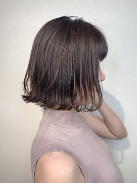 アンダーバーホワイト 天王寺阿倍野店(_WHITE) ナチュラルグレージュボブ