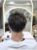 【Lond printemps上吉川】ツーブロックショート　アップバング
