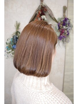 オラ ボーテ(Aura Beaute) 大人かわいい/ショートボブ/ベージュカラー/モテ・愛され