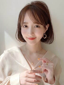 ハニーシブヤ(HONEY shibuya) 【HONEY渋谷】大人の内巻きボブ×マロンベージュ