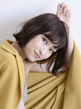 ロアー 葛西店(RAWR hair) 【RAWR】外ハネがキュートなミディアムスタイル