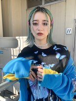 アルバム 銀座(ALBUM GINZA)&nbsp;アレンジボブ_アースカラーくびれヘアツートンカラー_39021