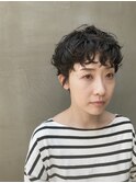 くせ毛風カジュアルスパイラルパーマ