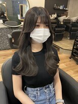 リコバイアフロート(riko by afloat)&nbsp;グレージュカラー/韓国風ヘア/髪質改善/ラベンダーグレージュ