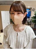 切りっぱなしボブ