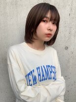 ニスル 町田店(NISURU)&nbsp;似合わせカット/大人ガーリー/ダークアッシュ/着物/町田/町田駅