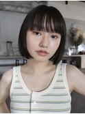 【December】就活カラー×ブリーチなし透明感グレージュカラー