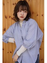 ブゾン(buZon)&nbsp;【buZonブゾン】　切りっぱなしｘショコラブラウン