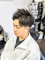 アゲイシ(hair club AGEISHI) 爽やか２ブロック　アップバングショートスタイル