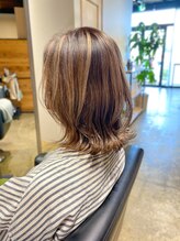 ヘアサロン ピース(hair salon PIECE)&nbsp;くびれボブ レイヤーボブ 外はね 髪質改善カラー