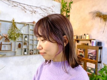 クロッシュ(CROCHE)の写真/【福山/水呑】落ち着いた雰囲気でカフェ気分♪髪のお悩みを解決しながら大人女性のキレイをサポート◇