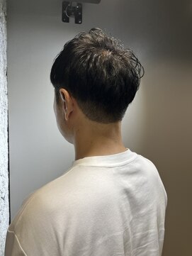 スカイブルー(Sky Blue) 爽やかメンズツーブロック