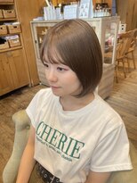 バイオレット 表参道店(Violet)&nbsp;イメチェンクリーミーベージュぱっつん前髪（WA-16）