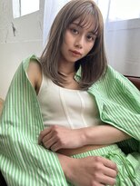 サロンドミルク 溝の口店(salon de MiLK) ミディアムレイヤースタイル【溝の口、武蔵溝ノ口】