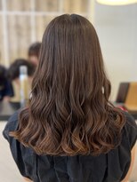 アピッシュ シェリ(apish cherie)&nbsp;ミディアムコテ巻き風パーマ